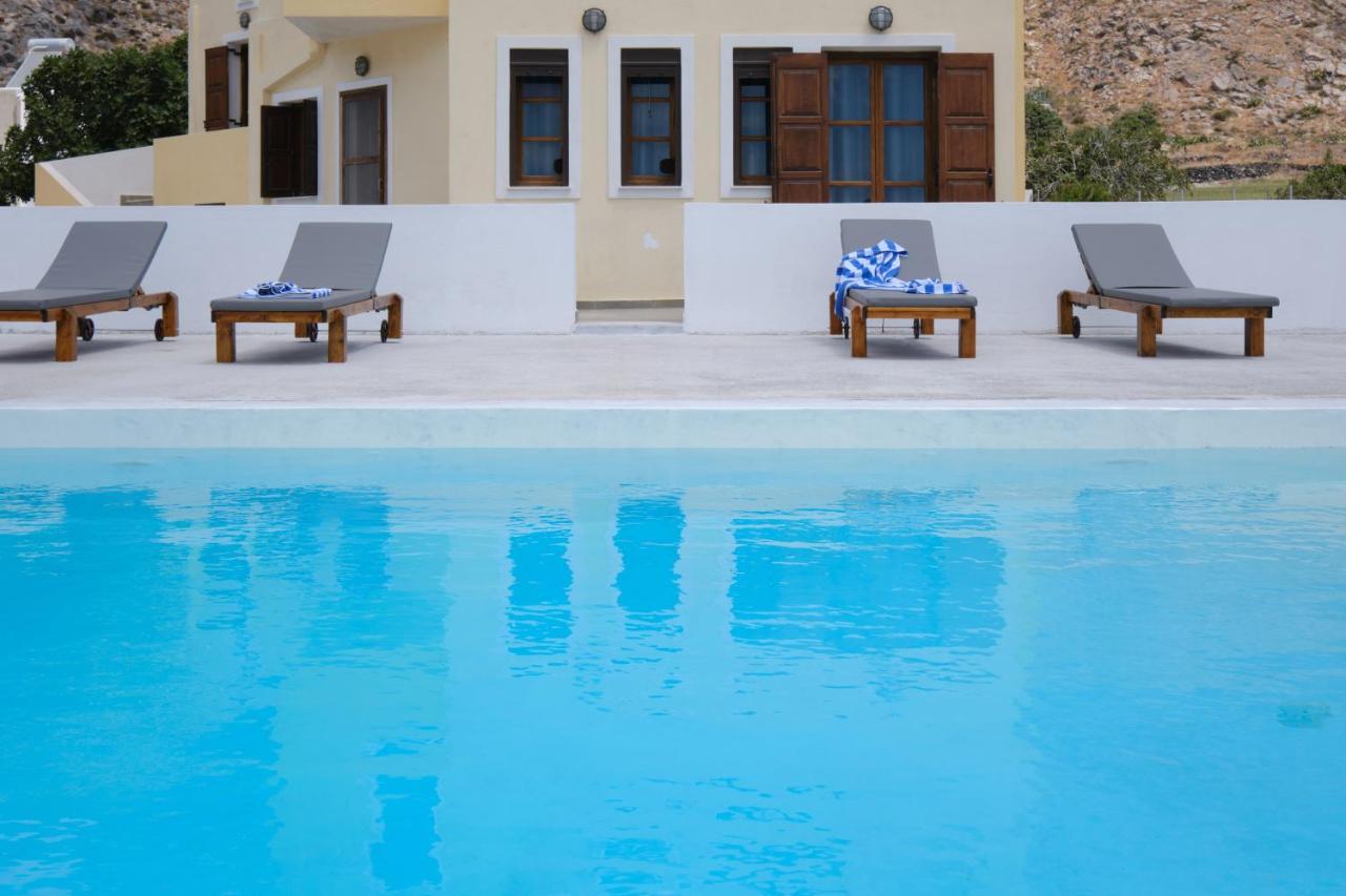 Private Villa Evgenia With Swimming Pool Períssa Extérieur photo